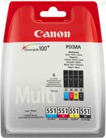 Canon CLI-551 cmybk 4x7ml Multipack NEU