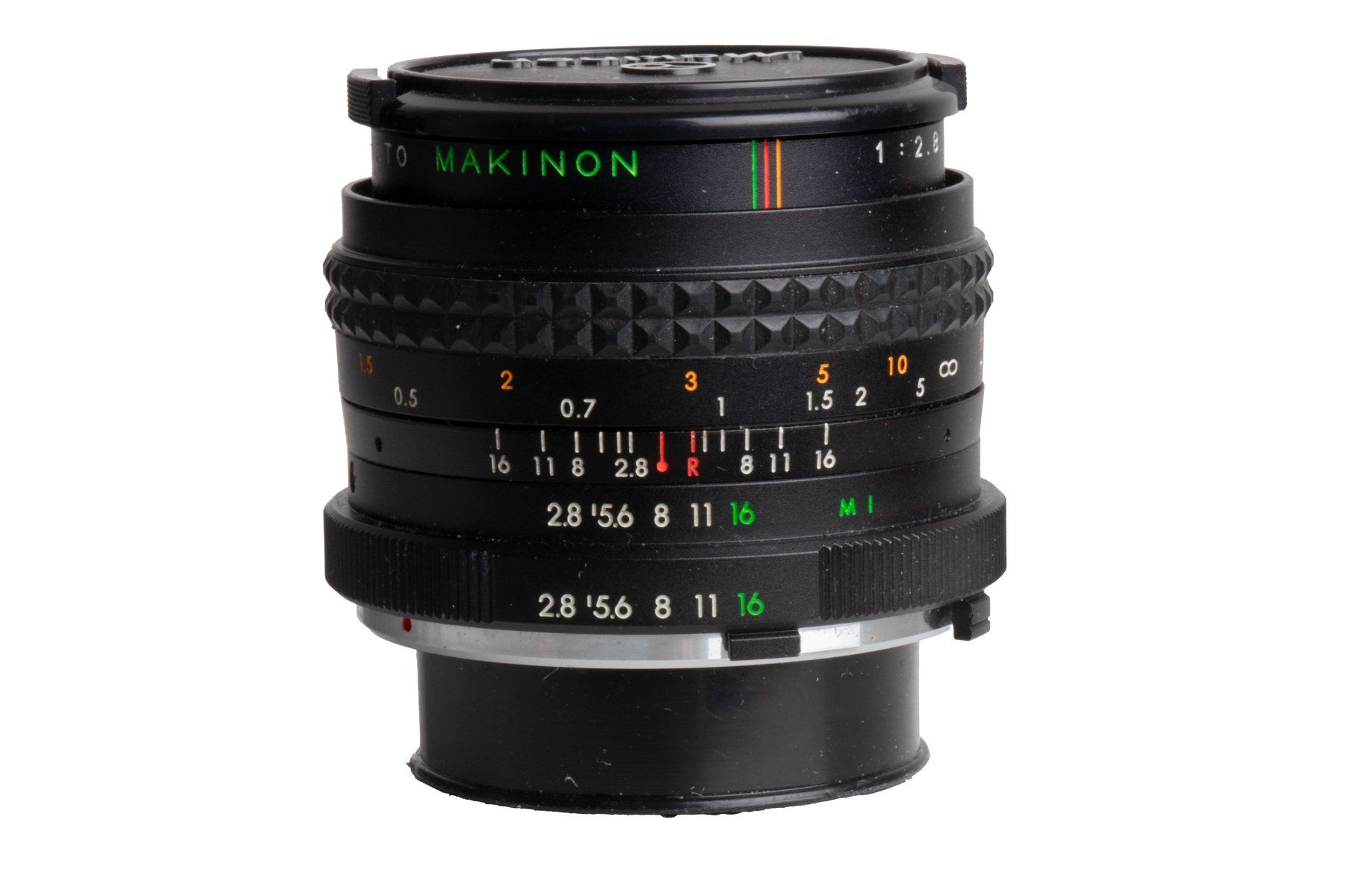 Obiettivi: Auto MAKINON 28mm 2.8  Objektiv lens MINOLTA – Usato da Emmen venduto da chromaton