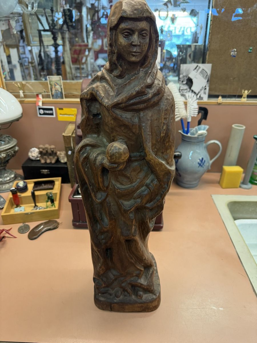 Statuette: Holzfigur Madonna geschnitzt  – Usato da Chur venduto da Meriva0