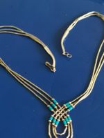 ZARTE INDIANERKETTE MIT TÜRKIS