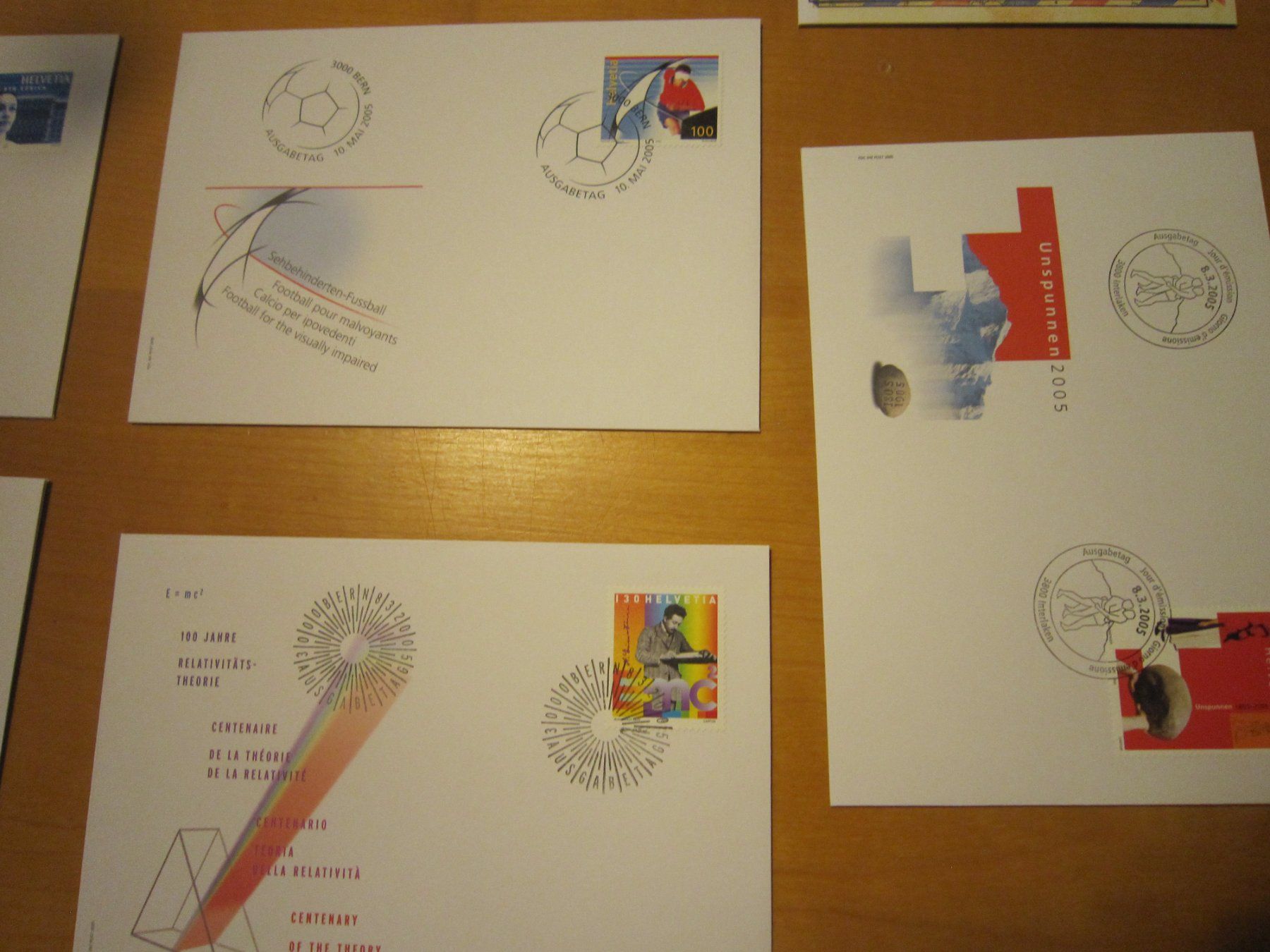 Tutti i francobolli: CH 2005 FDC Marken auf 10 Briefe – Usato da Gordola venduto da Polentaefung 4