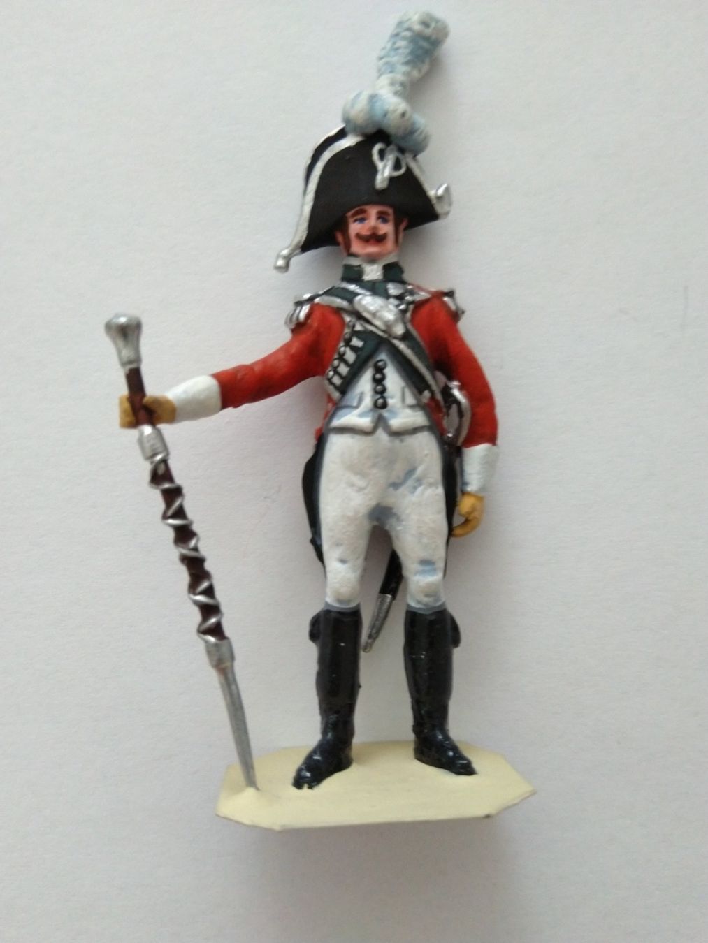 Figuren: Zinnfigur Bas. Tambourmaster Mignon – Gebraucht aus Basel von Tatura