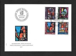 FDC Pro Patria Serie 1971; B150-B153