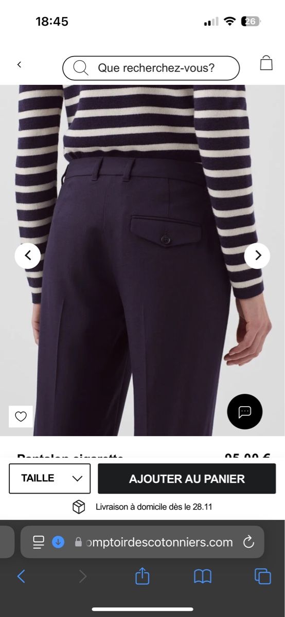 Comptoir des Cotonniers Pantaloni: Stoffhose Marguerite – Nuovo (secondo la descrizione) da Aesch LU venduto da dW.2x7