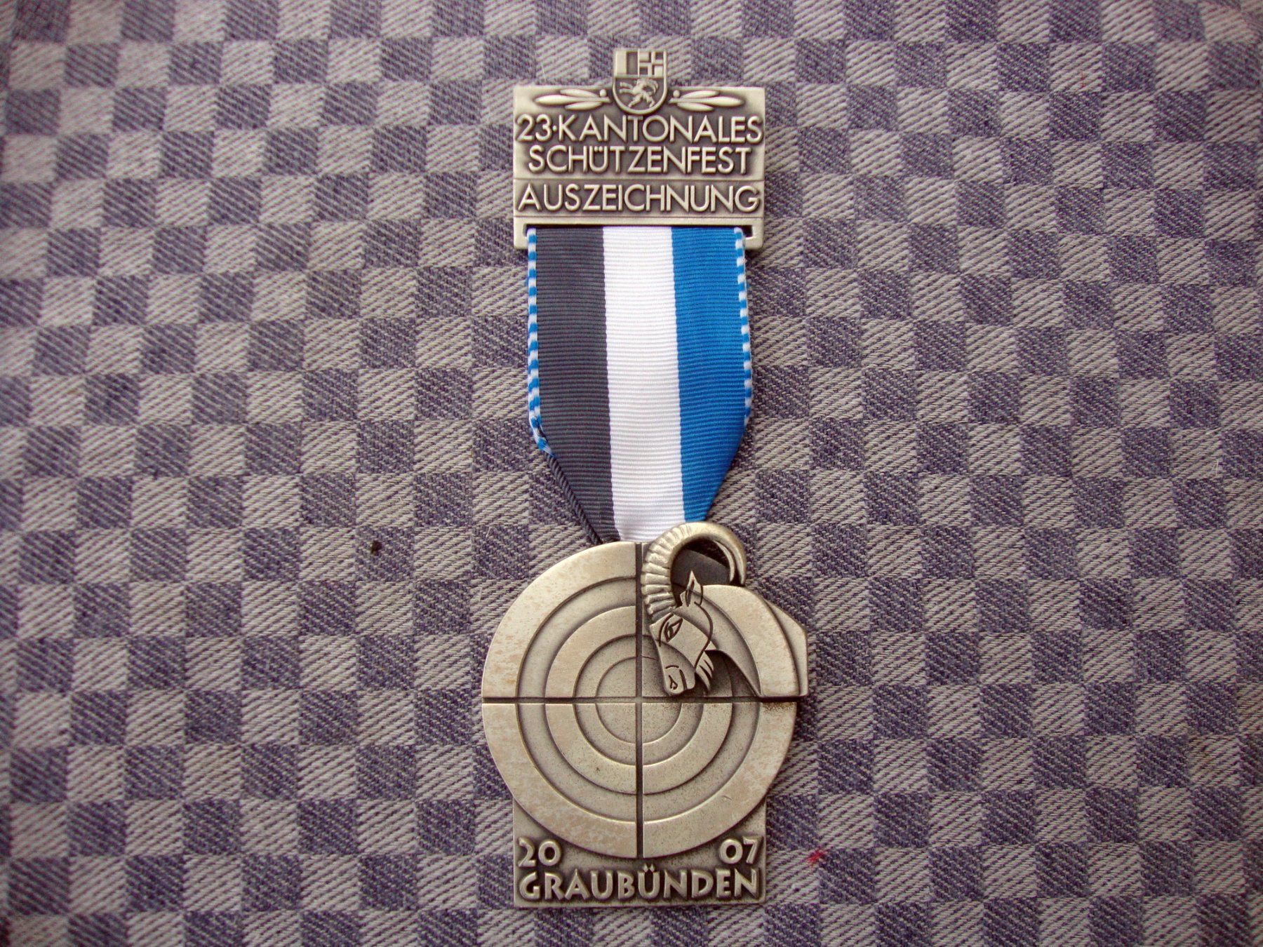 Medaglie: Schützenfest Graubünden 23. Kantonal 2007 Abzeichen – Nuovo (secondo la descrizione) da Döttingen venduto da Kubuli1