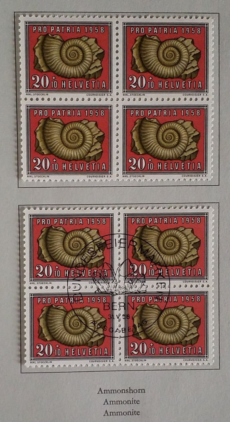 Tutti i francobolli: 1958, Geschenkheft Pro Patria ET, im 4-Block 119.-++ – Nuovo (secondo la descrizione) da Baden venduto da Eggi 5