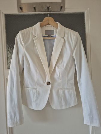 Blazer blanc H&M 34 🪻