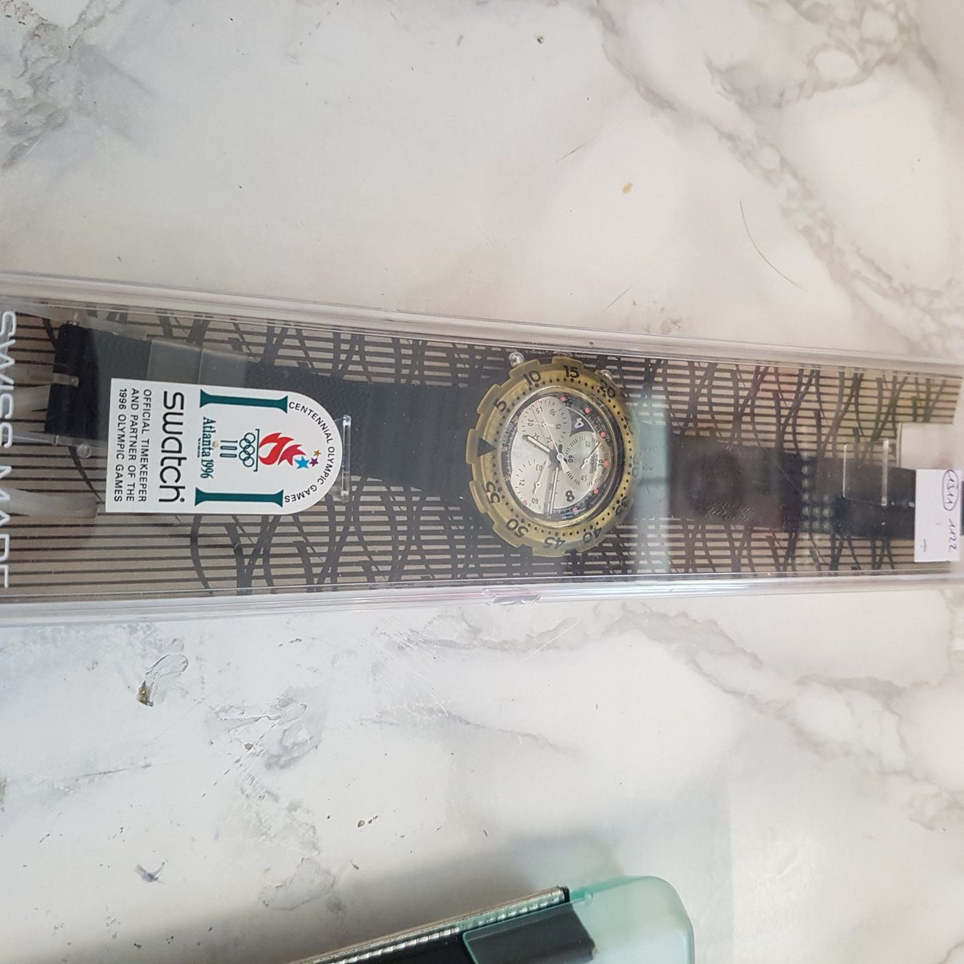 Swatch Orologi: Swatch Atlanta 1996 L3 – Usato da Schwarzenburg venduto da flamingo1970
