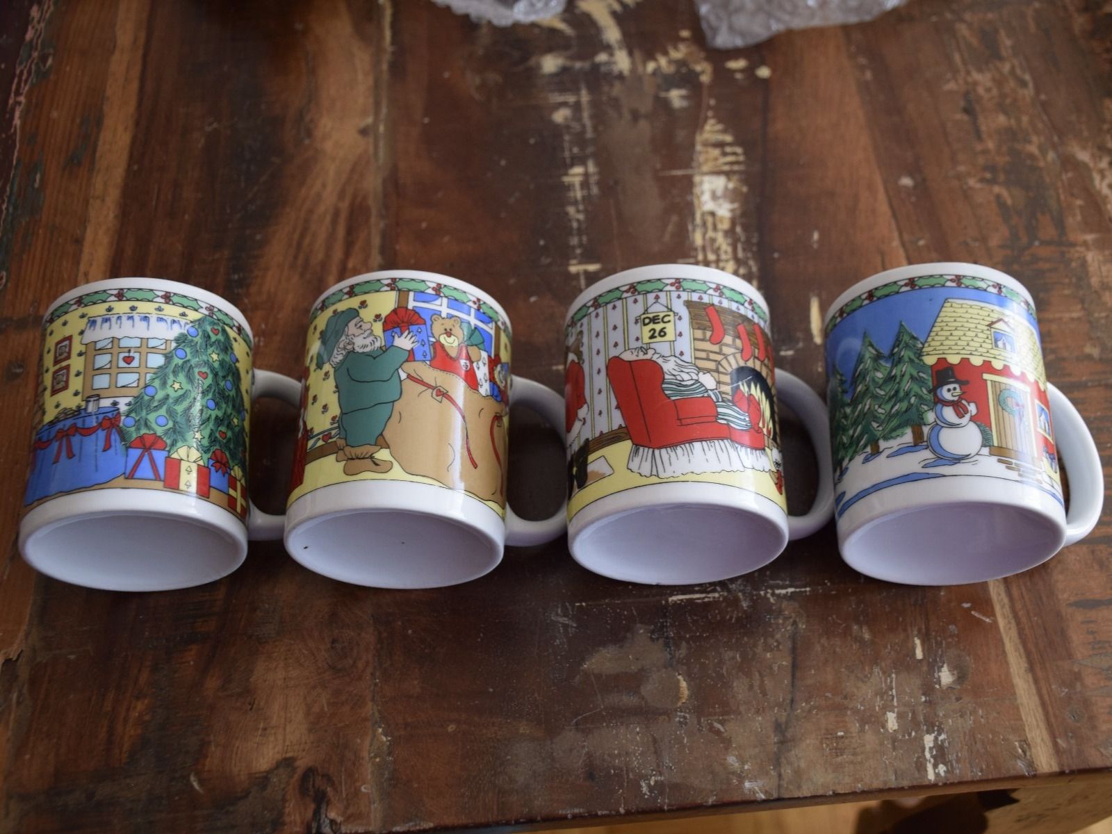 Tassen: Weihnachtstassen Set 4 Stk. – Gebraucht aus Wetzikon ZH von Wetzicardo25