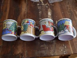 Weihnachtstassen Set 4 Stk.