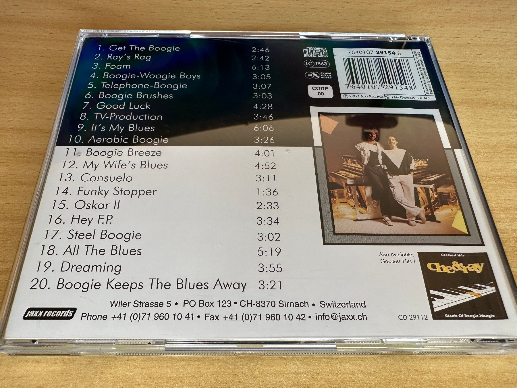 CDs: Che & Ray - The Boogie-Woogie Boys - Greatest Hits II – Gebraucht aus Rikon im Tösstal von Alpenmutz 1