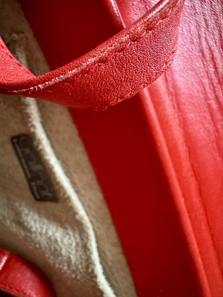 Borse da donna: Rote Lederhandtasche – Usato da Lanzenhäusern venduto da Galaa 5