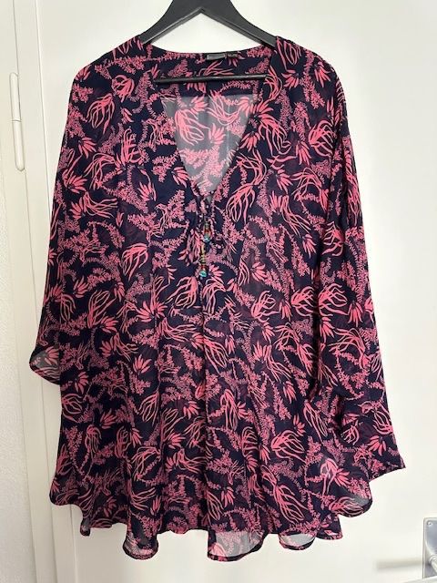 Buffalo Robe tunique en crème-bleu imprimé | heine
