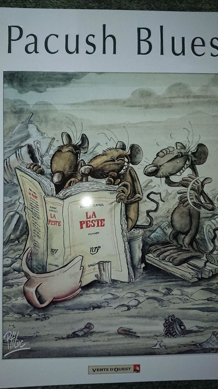 Fumetti: Ptiluc / plaque en fer, souple. – Nuovo (secondo la descrizione) da Cortaillod venduto da signep
