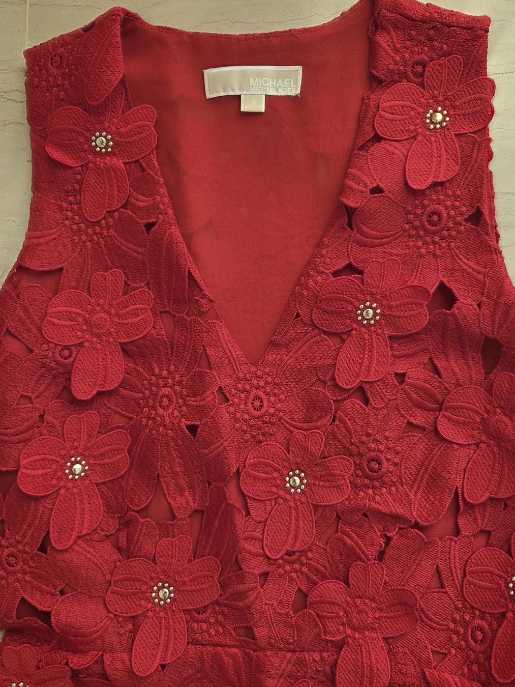 Michael Kors Vestiti: Michael Kors Kleid Rot GR XS – Nuovo (secondo la descrizione) da Luzern venduto da annabelle25 8