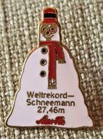 H781  Pin Weltrekord Schneemann Saas-Fee