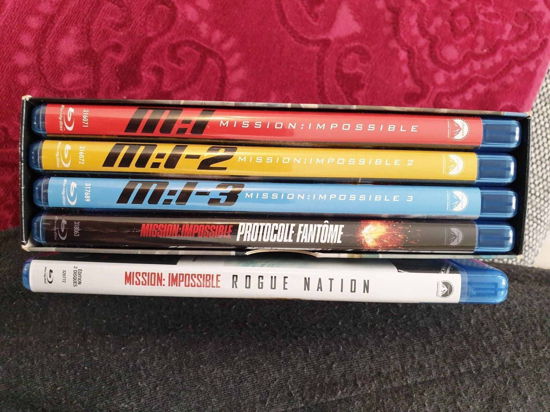 Tutti i DVDs: Mission impossible 1 - 5 Blu-Ray FR – Nuovo (secondo la descrizione) da Zollikofen venduto da wir_verkaufen 1