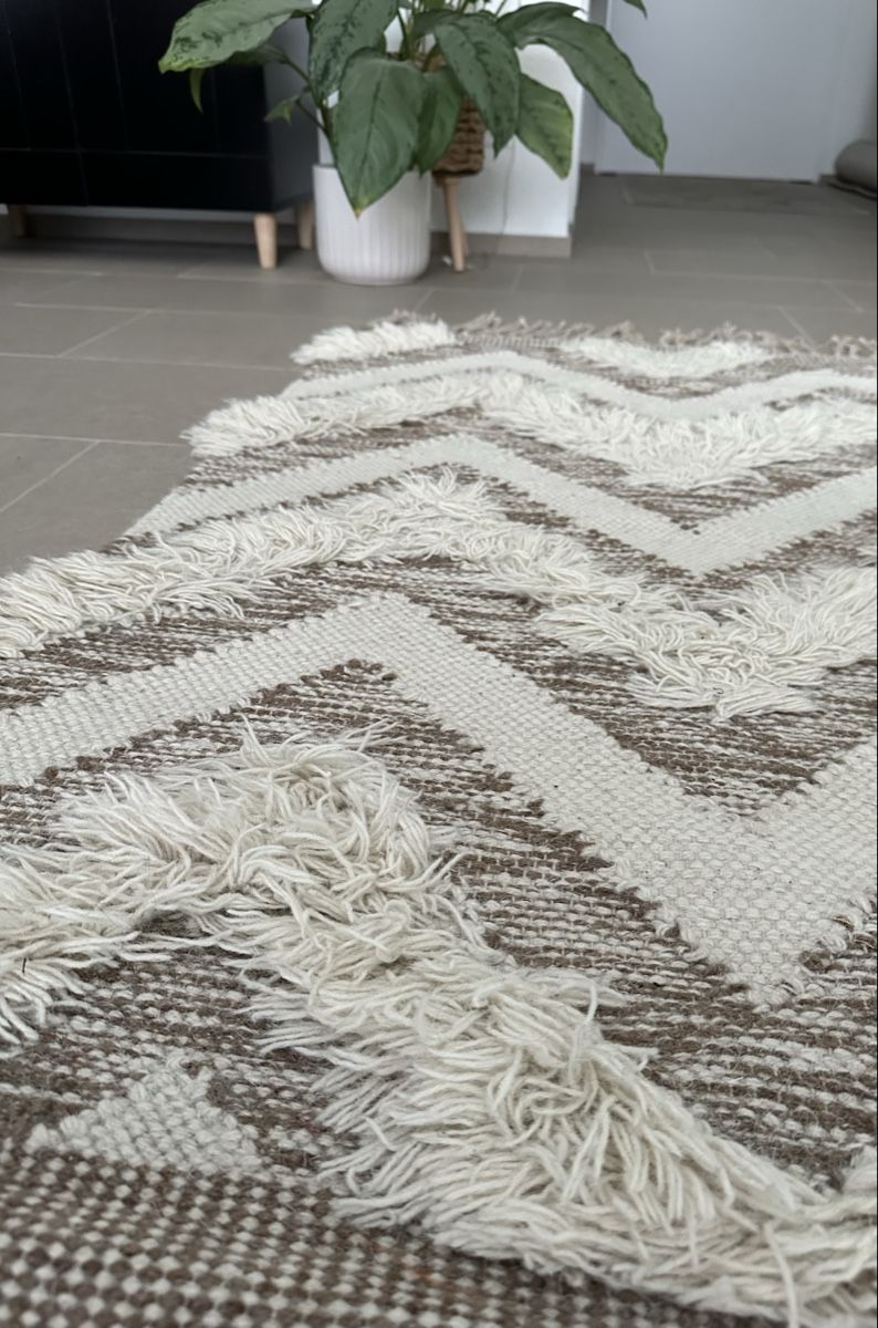 Tappeti: Boho Teppich - beige/braun Muster mit Fransen – Nuovo (secondo la descrizione) da Stein AG venduto da nuvolola 1