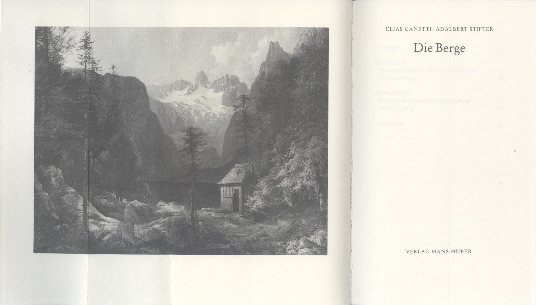 Livres: Canetti . Stifter - Die Berge – Neuf (Voir description) à Biel/Bienne par 07helios032 1