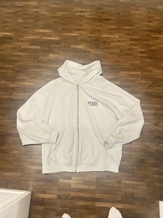 Pequs Zip Hoodie weiss Herz zip jacke L mykonos
