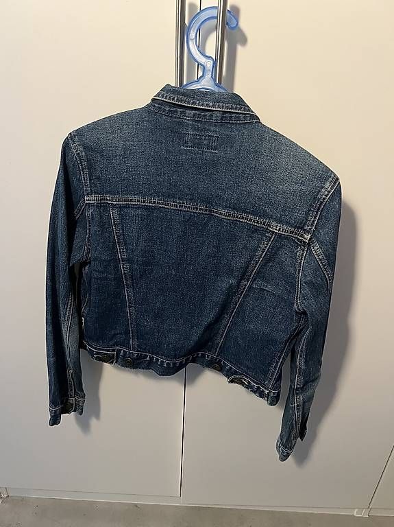 Topshop Jacken: Giacca di jeans blu donna – Gebraucht aus Maggia von Violettra 2