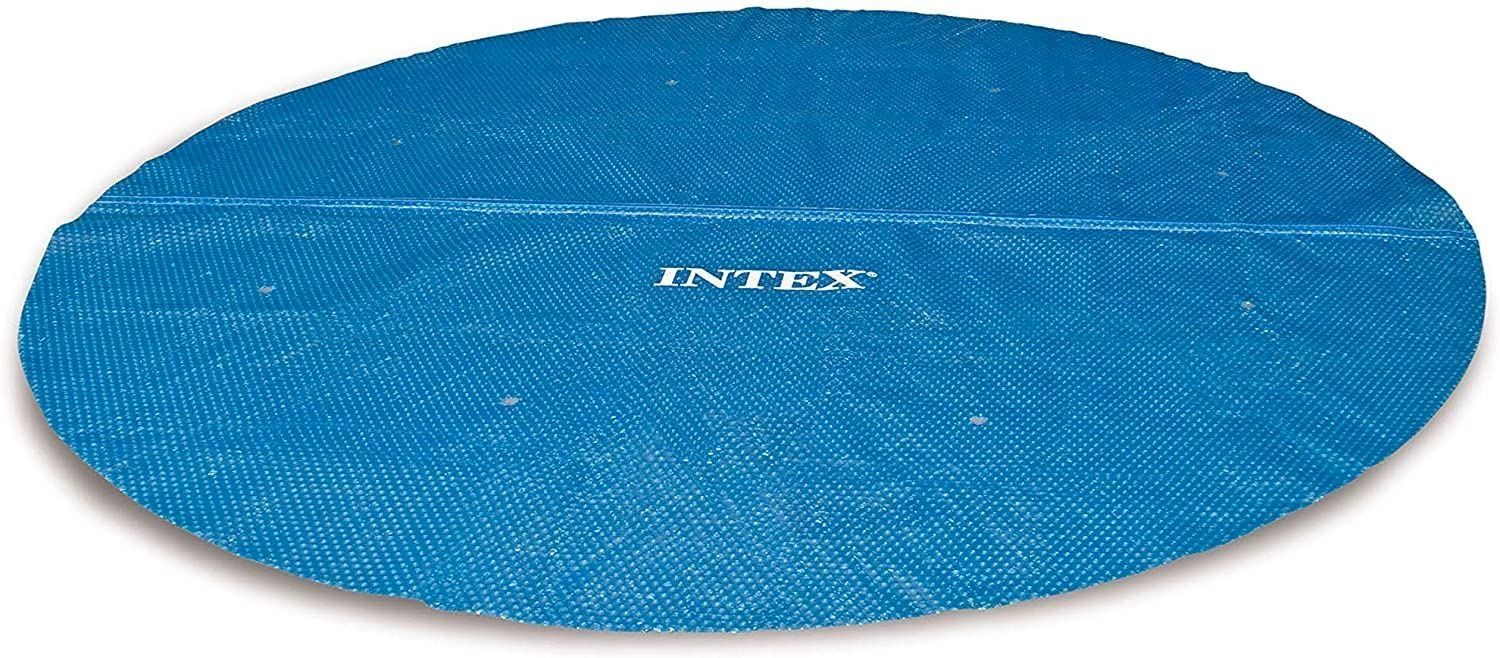 Intex Schwimmbad: INTEX Solarabdeckplane rund 488cm blau – Neu und originalverpackt aus Bottighofen von zaap