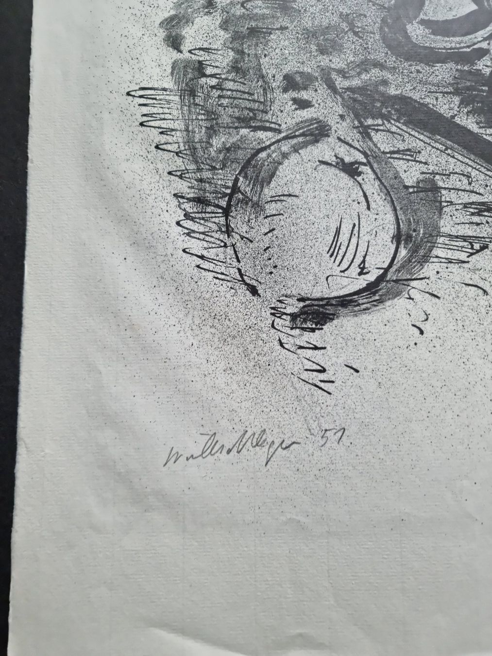 Grafica & Litografie: WULLSCHLEGER HANS LITHOGRAPHIE SIGNIERT NUMMERIERT – Usato da Gersau venduto da grafik-kunst 4