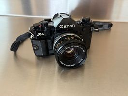 Canon A1 mit FD 50 1:1.8 S.C.