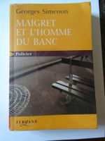 Maigret et l'homme du banc - Simenon - Grand format A5