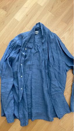 Herren Hemd blau Langarm Grösse L guter Zustand