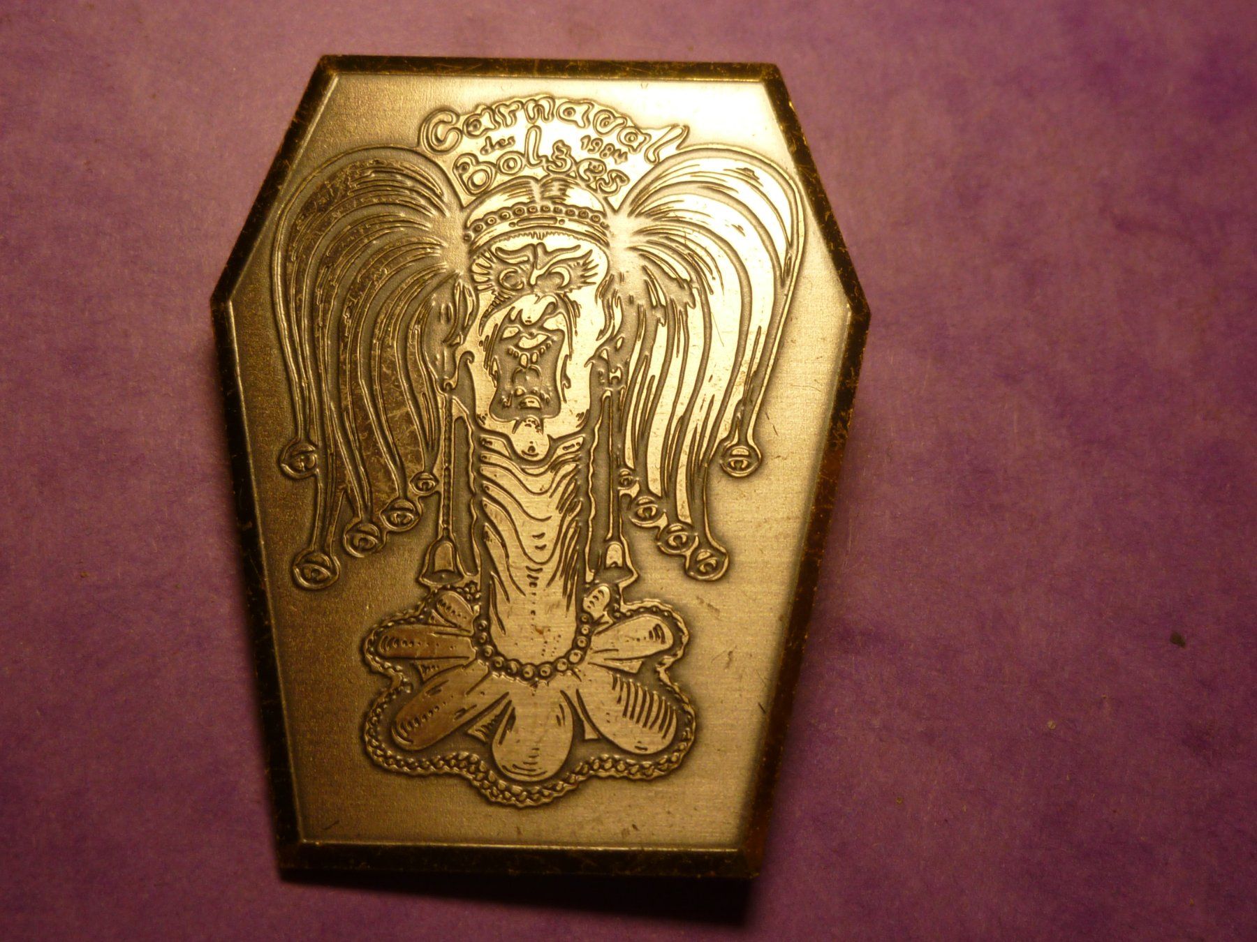 Placchette & Badge: CARNAVAL DE BOLZES 1994 GOLD – Usato da Ried (Muotathal) venduto da Mandarin02
