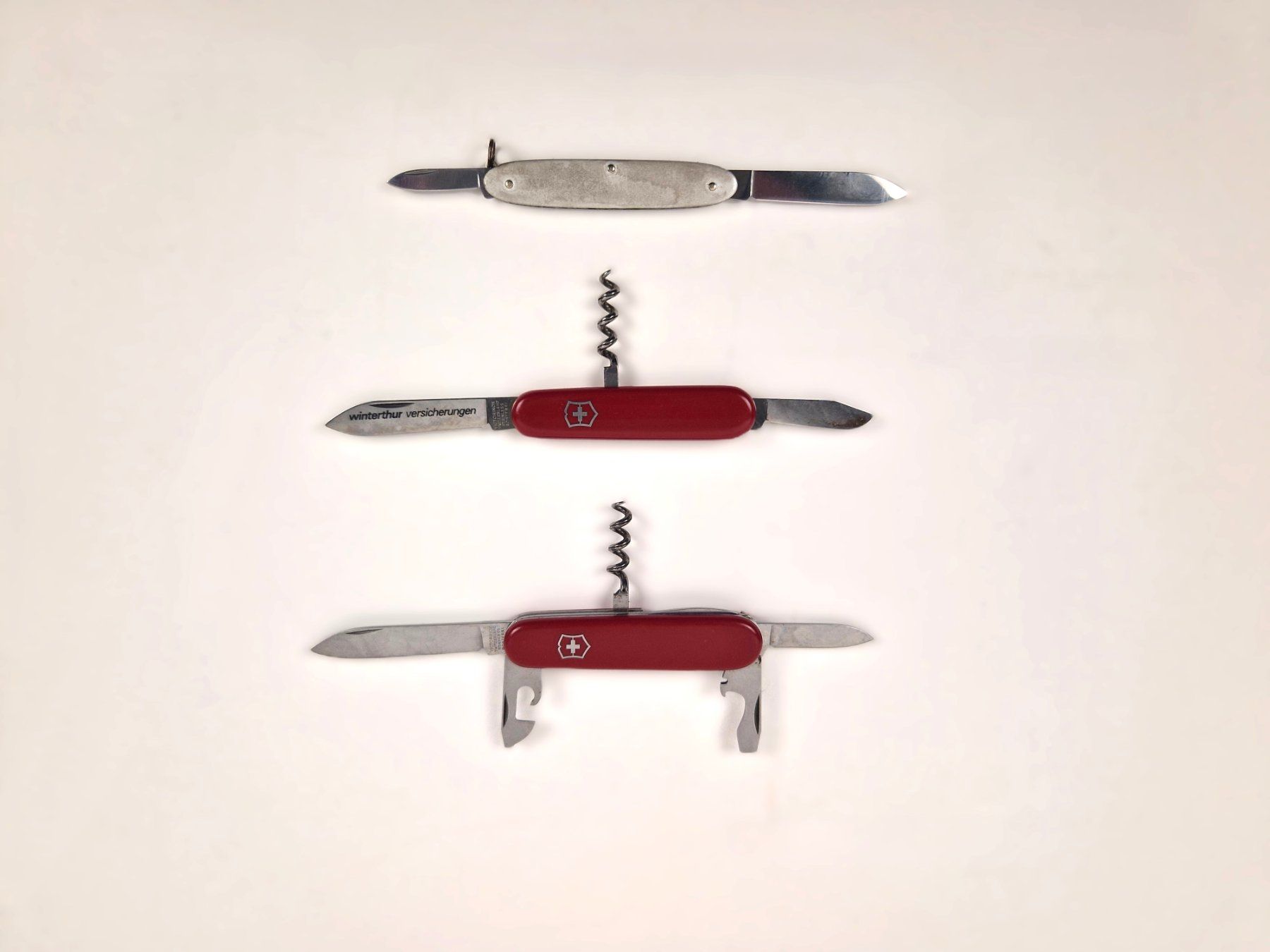 Victorinox Taschenmesser: Sackmesser 3er Set – Gebraucht aus Basel von Restwert_Basel 2