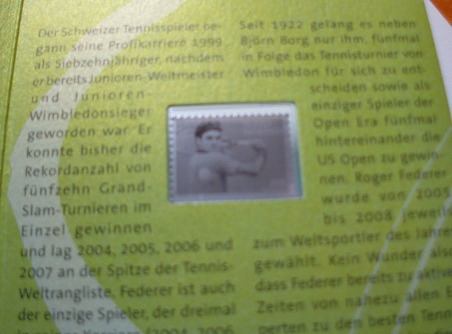 Tous les timbres: Österreich, Folder Roger Federer 2010,mit echter Silbermarke – D'occasion à Niederwil AG par morostahu 2
