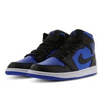AIR JORDAN 1 MID, black/royal blue. Gr. 40,