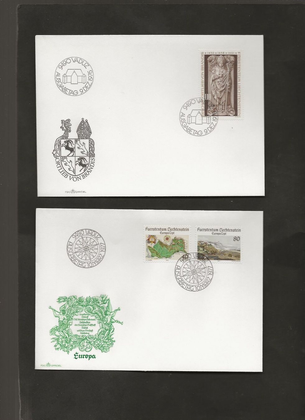 Tutti i francobolli: 32 FDC Liechtenstein 1976 bis 1980 – Usato da Au ZH venduto da xelagreb01 6