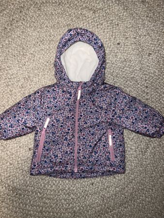 Baby Mädchen Jacke wasserabweisend floral Grösse 62-68