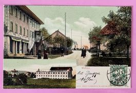 Wohlen - Dorfstasse - Fabfrik - 1905