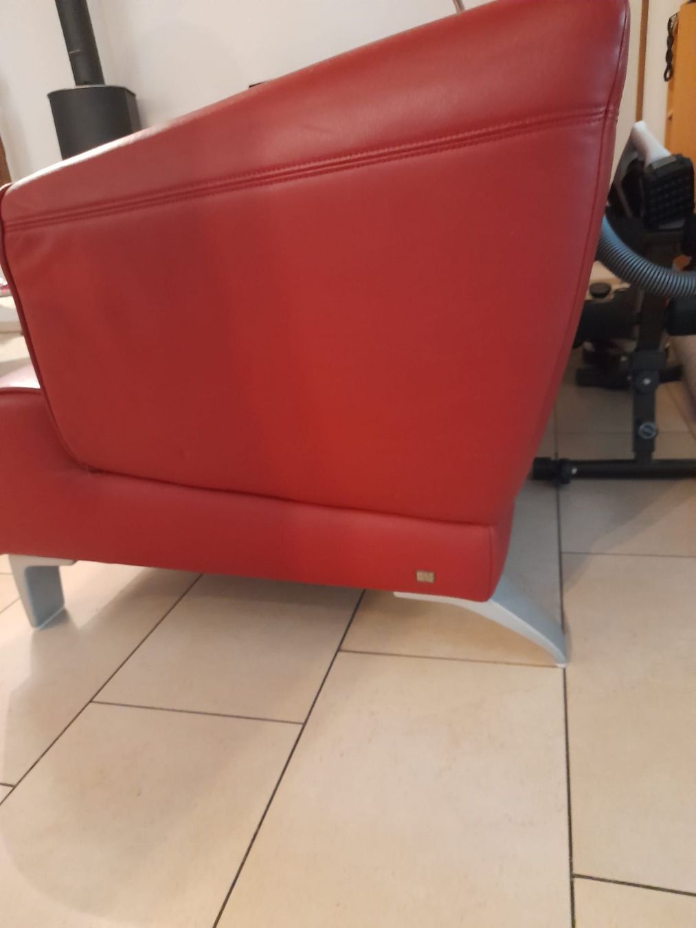 Rolf Benz Sofas: Rolf Benz 3-er Sofa mit Hocker – D'occasion à Dielsdorf par Discus 1