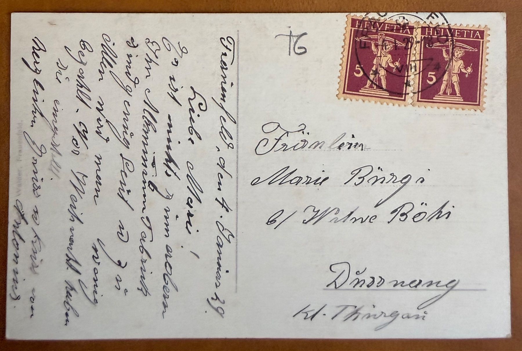 Cartoline postali: Frauenfeld - Schloss 1929 – Usato da Lutry venduto da Ediego 1