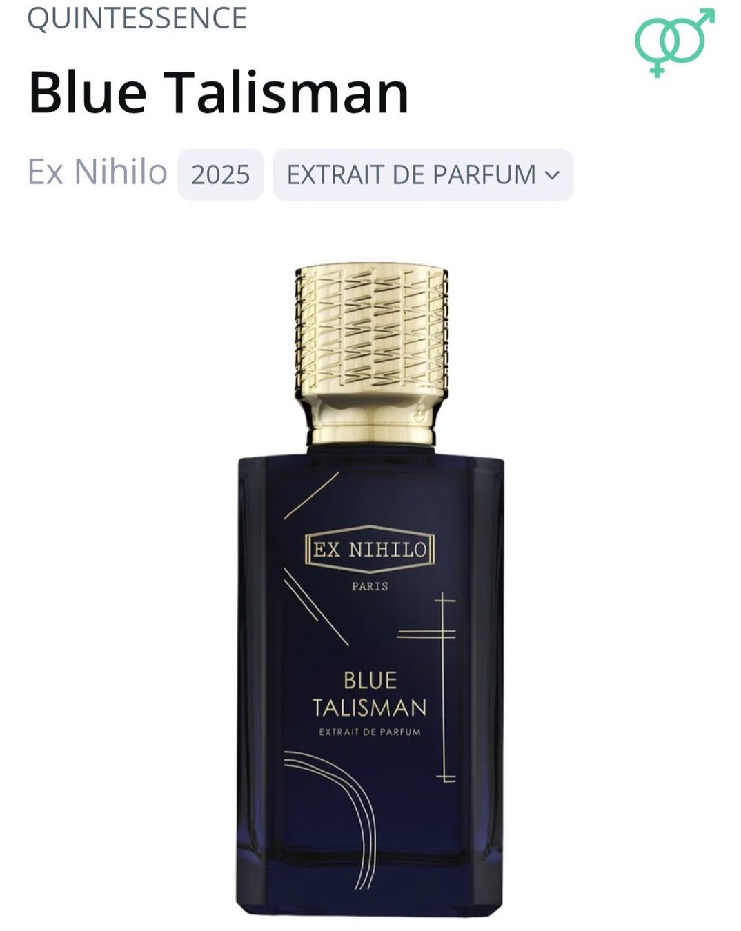 Ex Nihilo Parfums & Eau de Toilette: Ex Nihilo Blue Talisman Extrait 100 ml – Neuf (Voir description) à Seuzach par Edi75