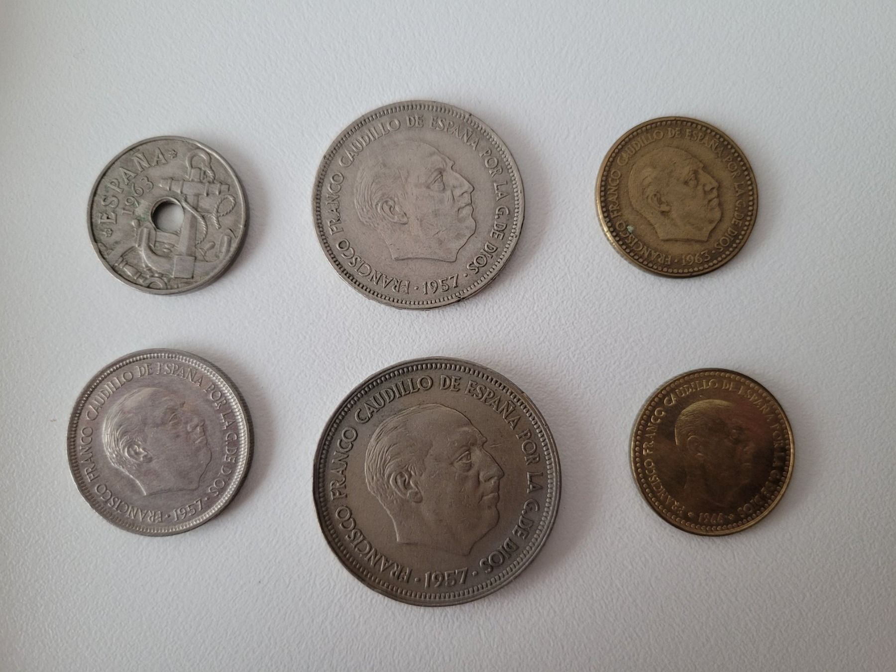 Tutti le monete: Spanien 1957-66 – Usato da Inwil venduto da Flower2325