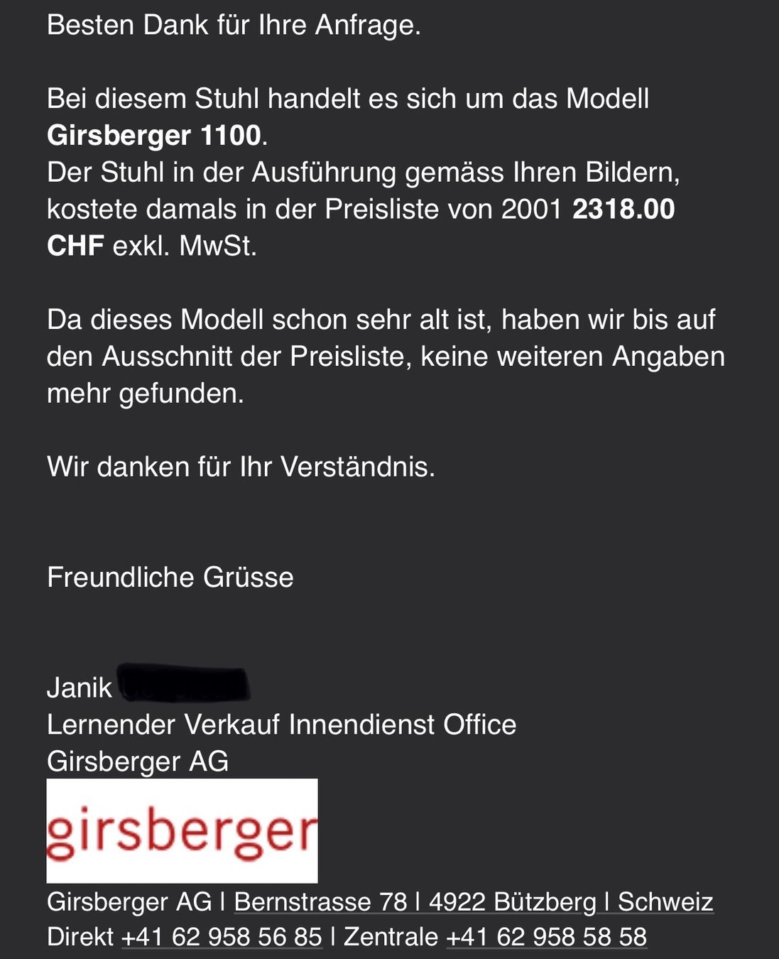 Girsberger Poltrone: Girsberger Lounge chair – Usato da Bülach venduto da SeRa76 4