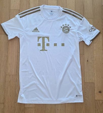 Bayern München Trikot weiss-gold Gr.S