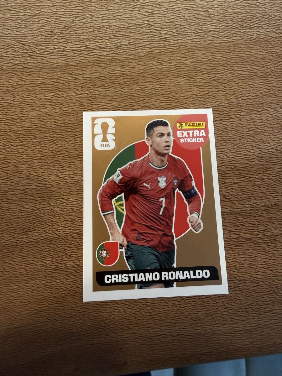 Cristiano Ronaldo Extra Sticker Panini WM 2026 (Neu und ...