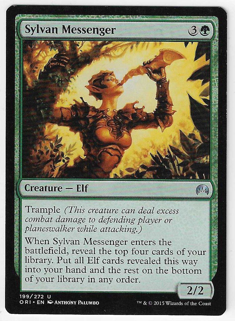 Magic The Gathering Carte collezionabili: [MTG] Sylvan Messenger [en] – Usato da Nyon venduto da LucidumMTG