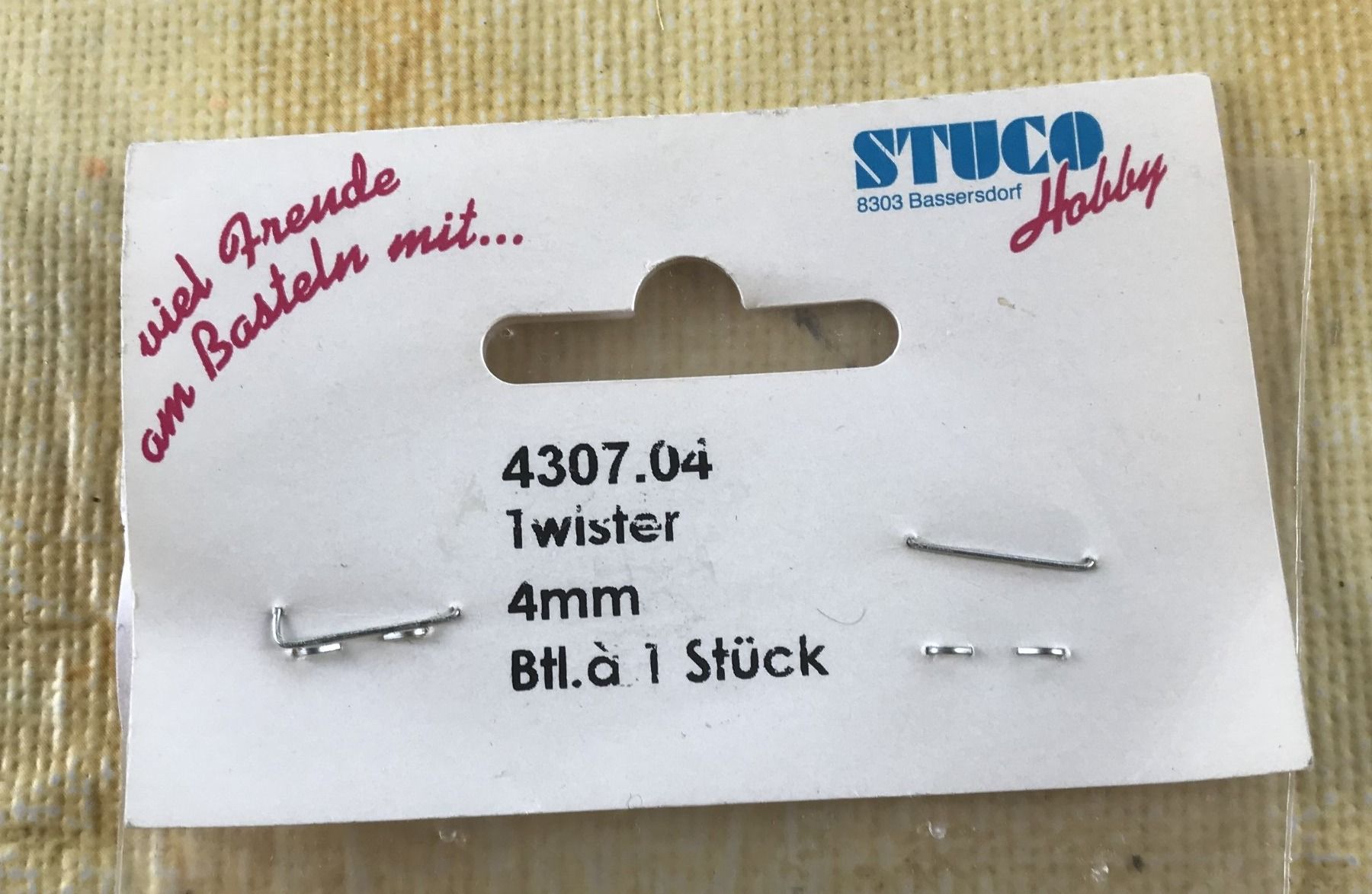 Bastelsets: TWISTER 4MM 1. STÜCK – Neu und originalverpackt aus Ostermundigen von wini63 2