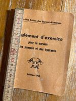 Règlement Sapeurs-Pompiers 1954, Vintage!