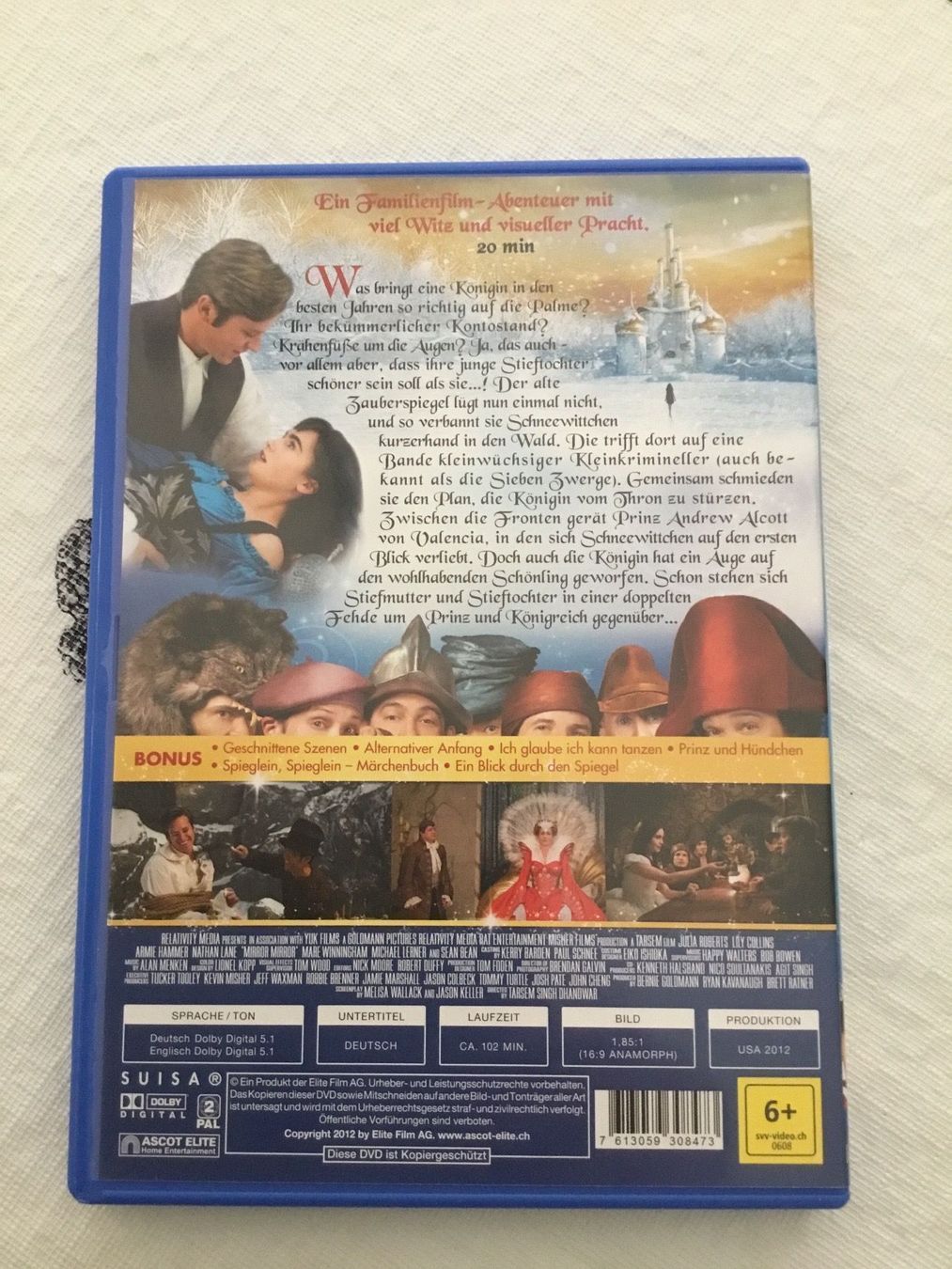 Tutti i DVDs: Spieglein Spieglein  - dvd – Nuovo (secondo la descrizione) da Blauen venduto da sternchen66 1