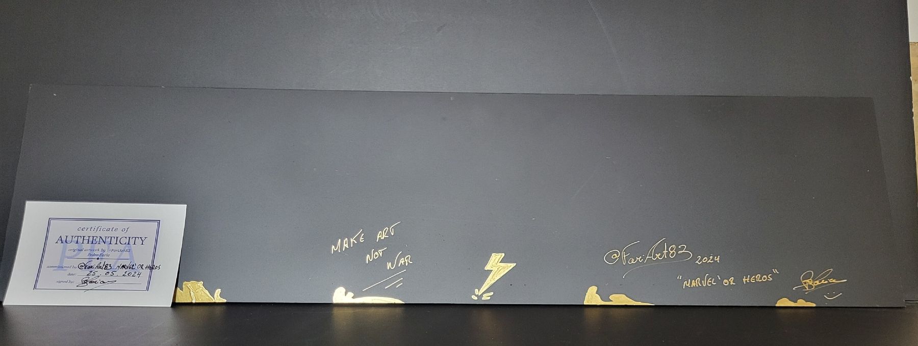 Dipinti: Tableau Marvel Unique - Édition Limitée Banksy style! – Nuovo e nell'imballaggio originale da Cheseaux-Lausanne venduto da ped_ccj9 2