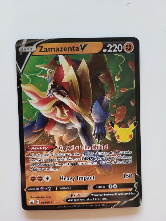 Pokemon Zamazenta V | Kaufen Auf Ricardo